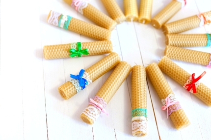 Obrázek Bougies en cire d'abeille, facilement et rapidement