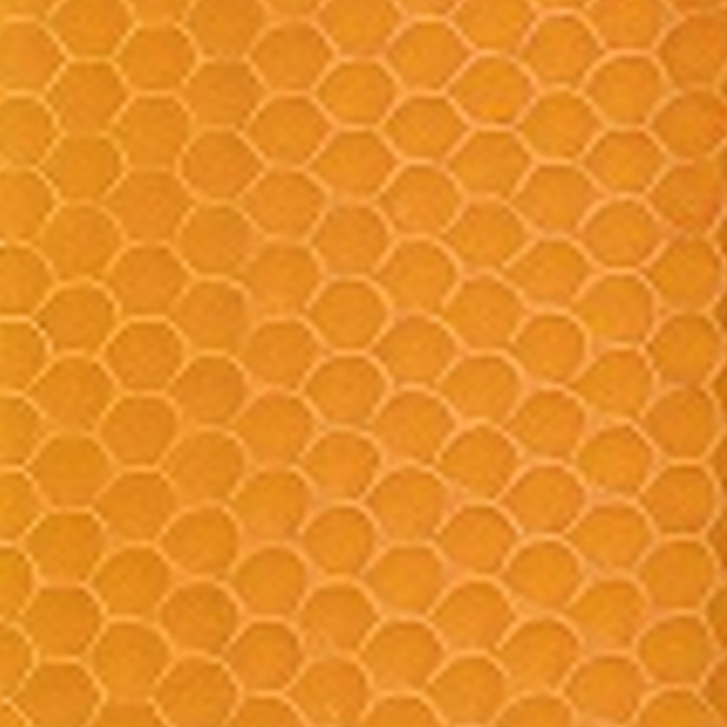 Feuilles de cire gaufrée en cire d'abeille - incassables - 37x21,5 - Orange