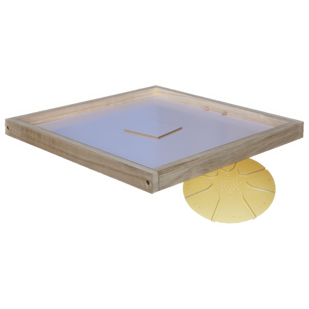 Chasse-abeilles Dadant Blatt 12 R dans un cadre en bois