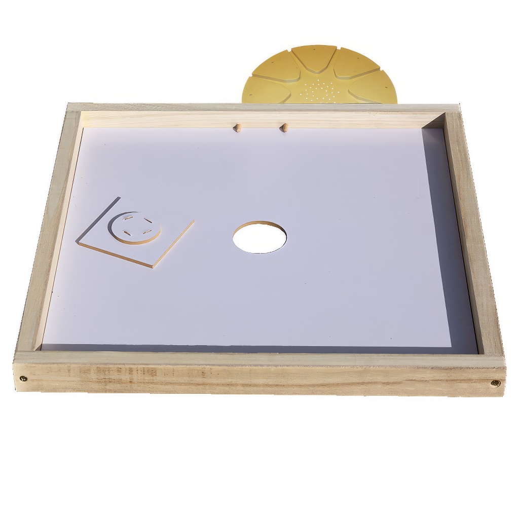 Chasse-abeilles Dadant Blatt 12 R dans un cadre en bois