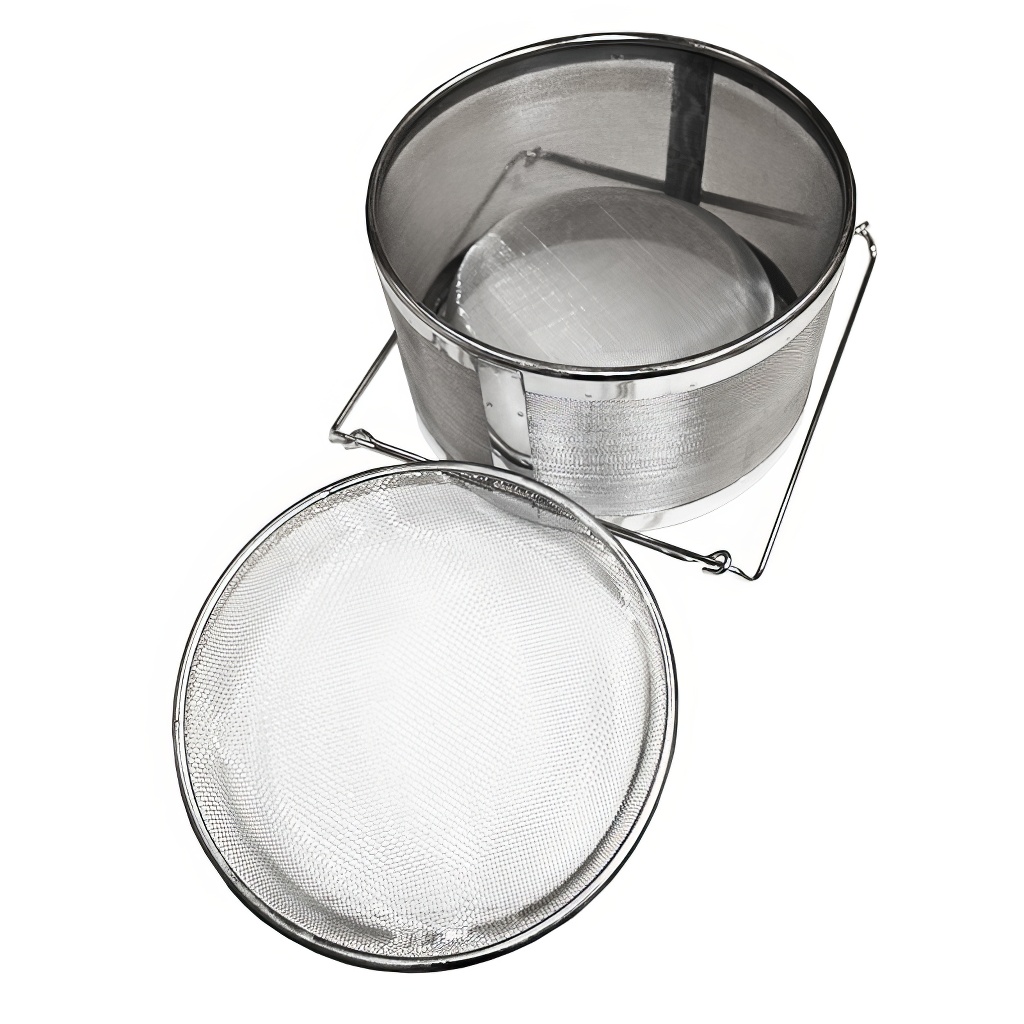 Passoire haute (tamis) double paroi 25 cm avec poignées