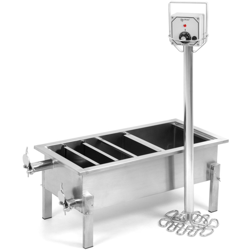 Tamis de désoperculation inoxydable ApiNord combi + chauffage