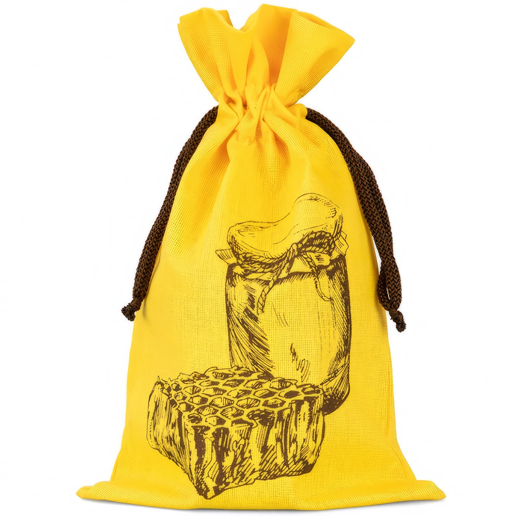 Sac pour pot de miel ApiSina avec motif miel