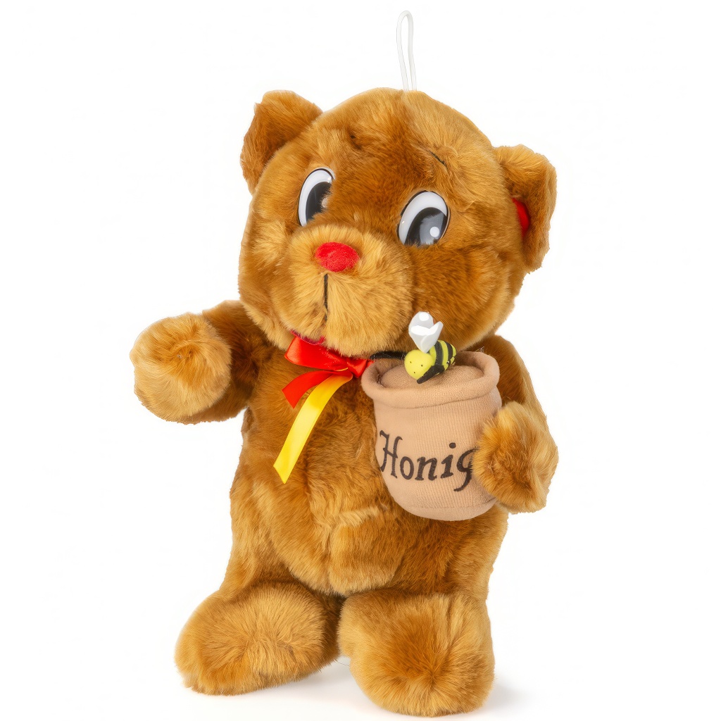 Abeille en peluche petit ours - 30 cm