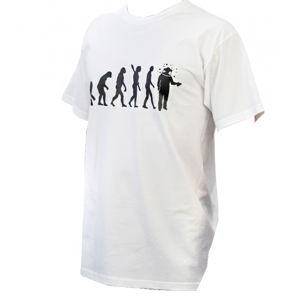 T-shirt d'apiculteur ApiSina Evolution, blanc