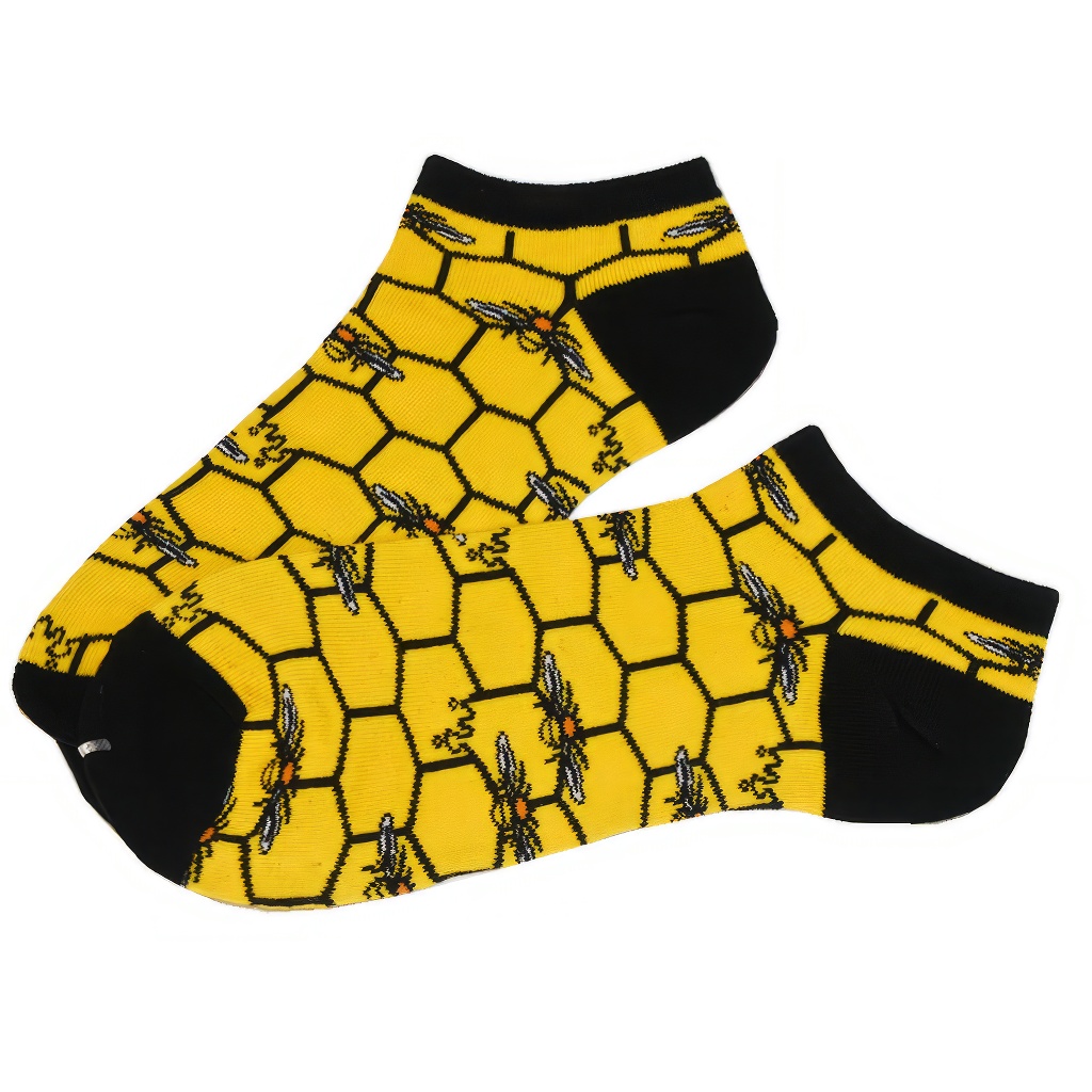 Chaussettes Bieno Design - basses - nid d'abeilles