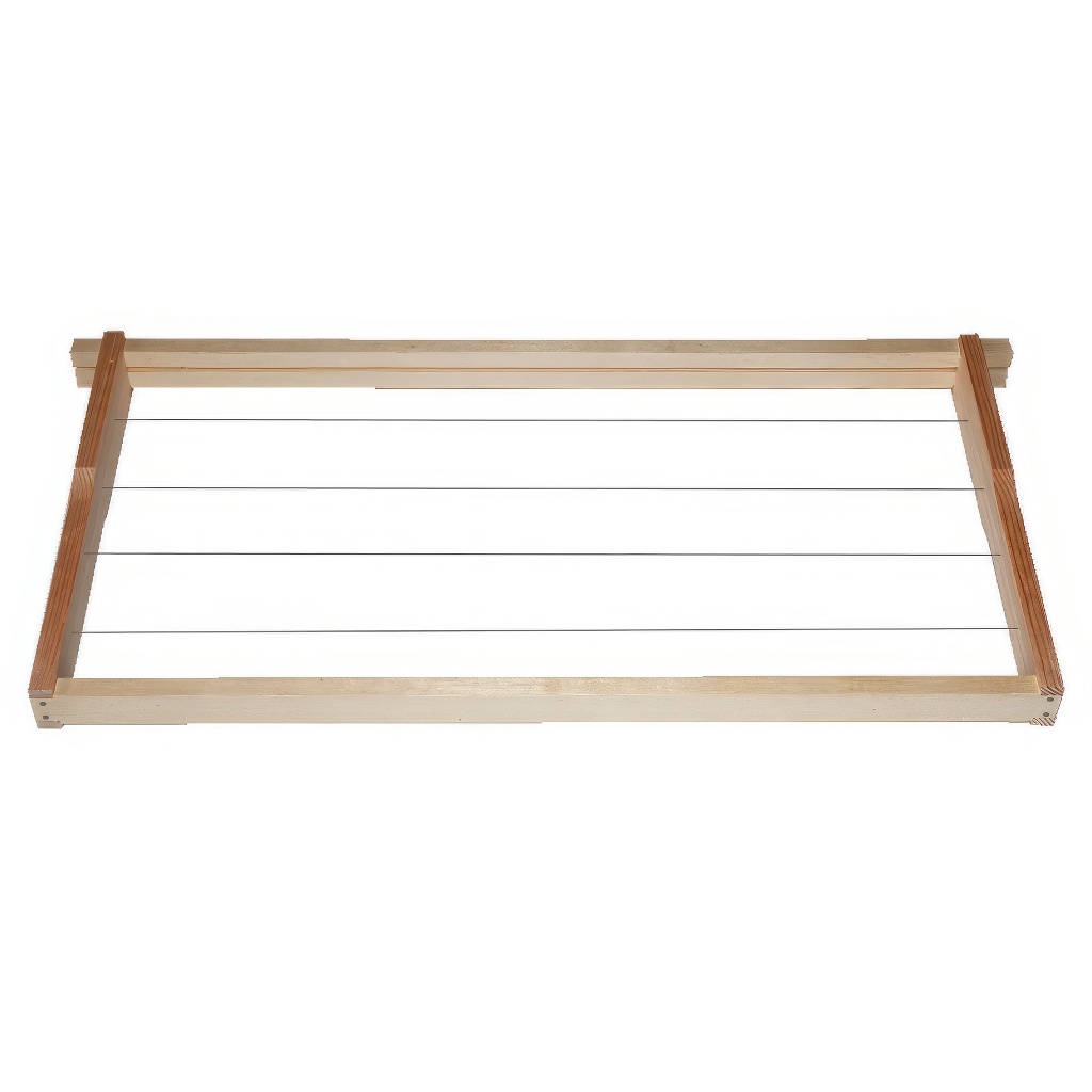 Cadre Langstroth 1/1 - 232 - Hoffman, filé, avec œillets, avec rainure 1 pièce
