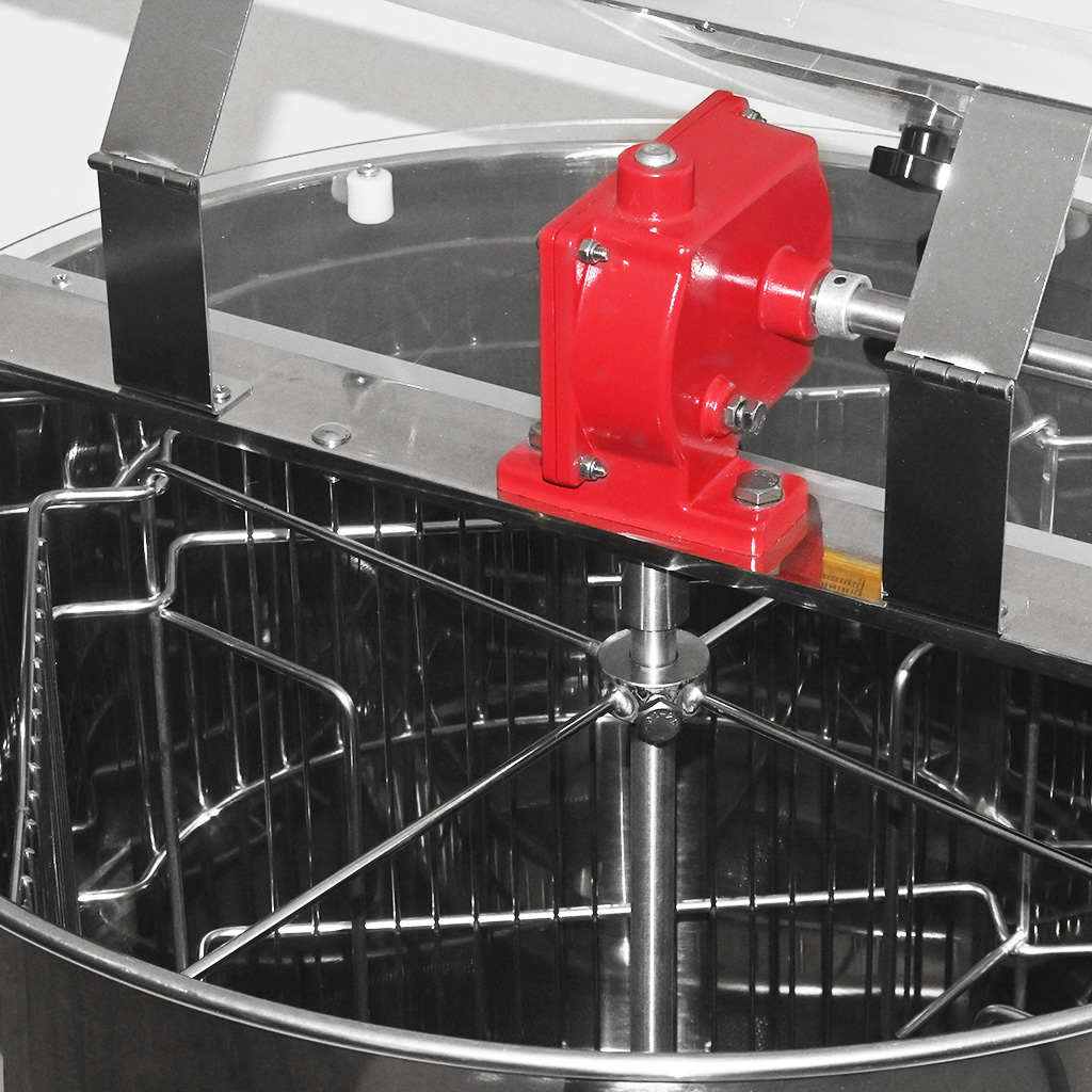 Extracteur de miel avec cuve Mellarius OptiLine 4 cadres manuel P52