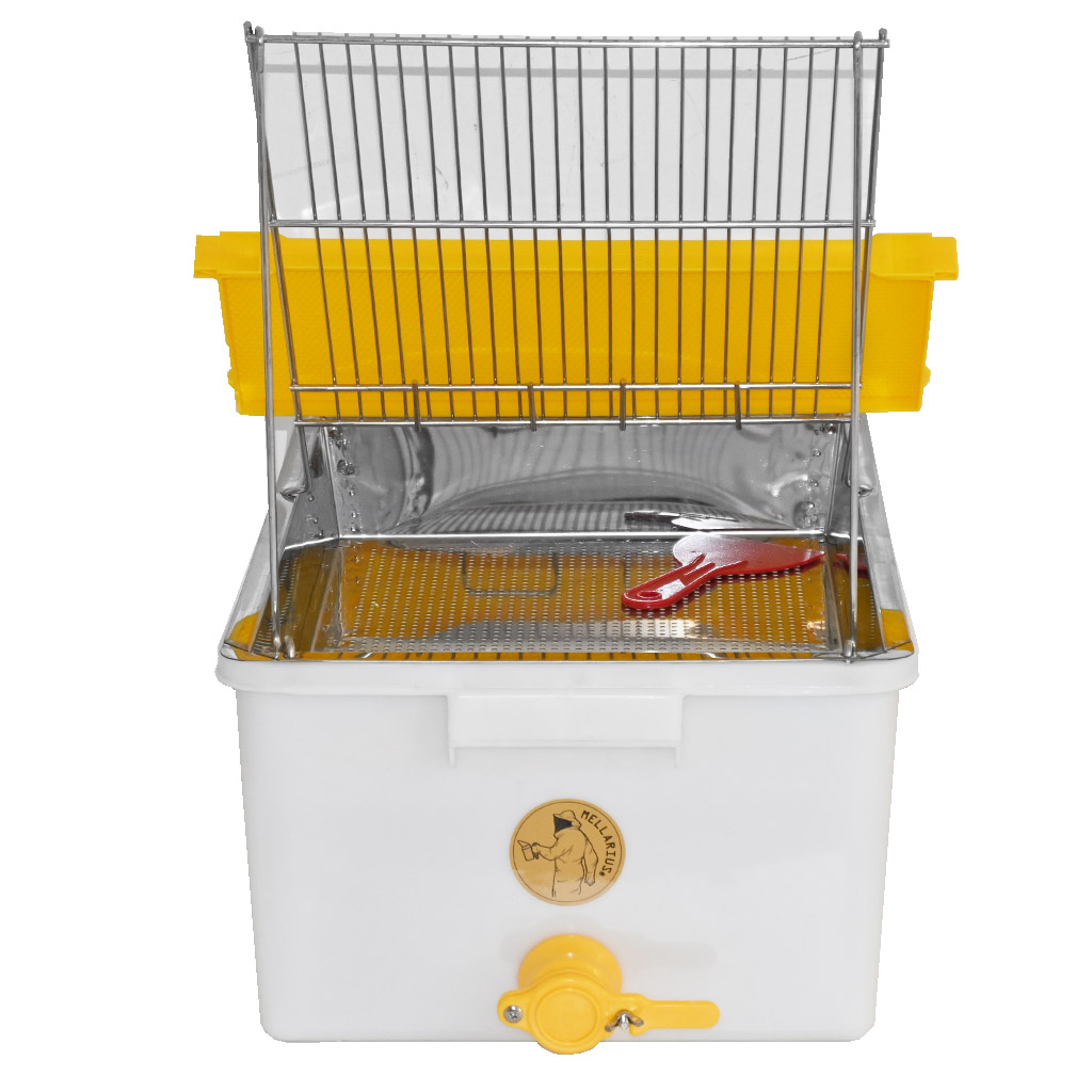 Plateau à désoperculer type E - inox - Mellarius