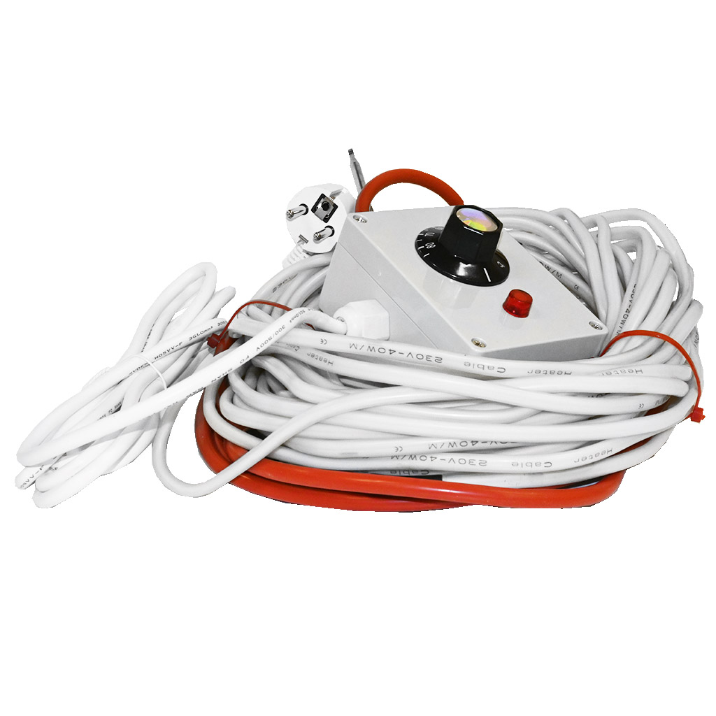 Câble chauffant avec régulation Mellarius - 17,5 m