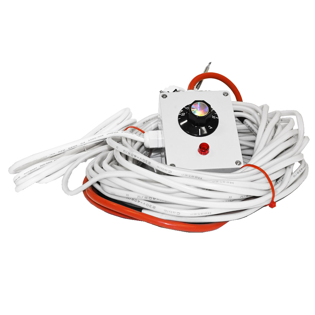 Câble chauffant avec régulation Mellarius - 17,5 m