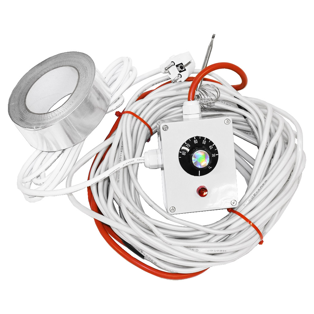 Câble chauffant avec régulation Mellarius - 17,5 m