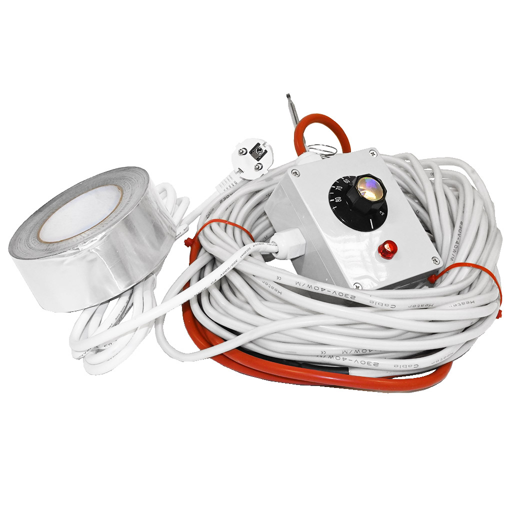 Câble chauffant avec régulation Mellarius - 17,5 m