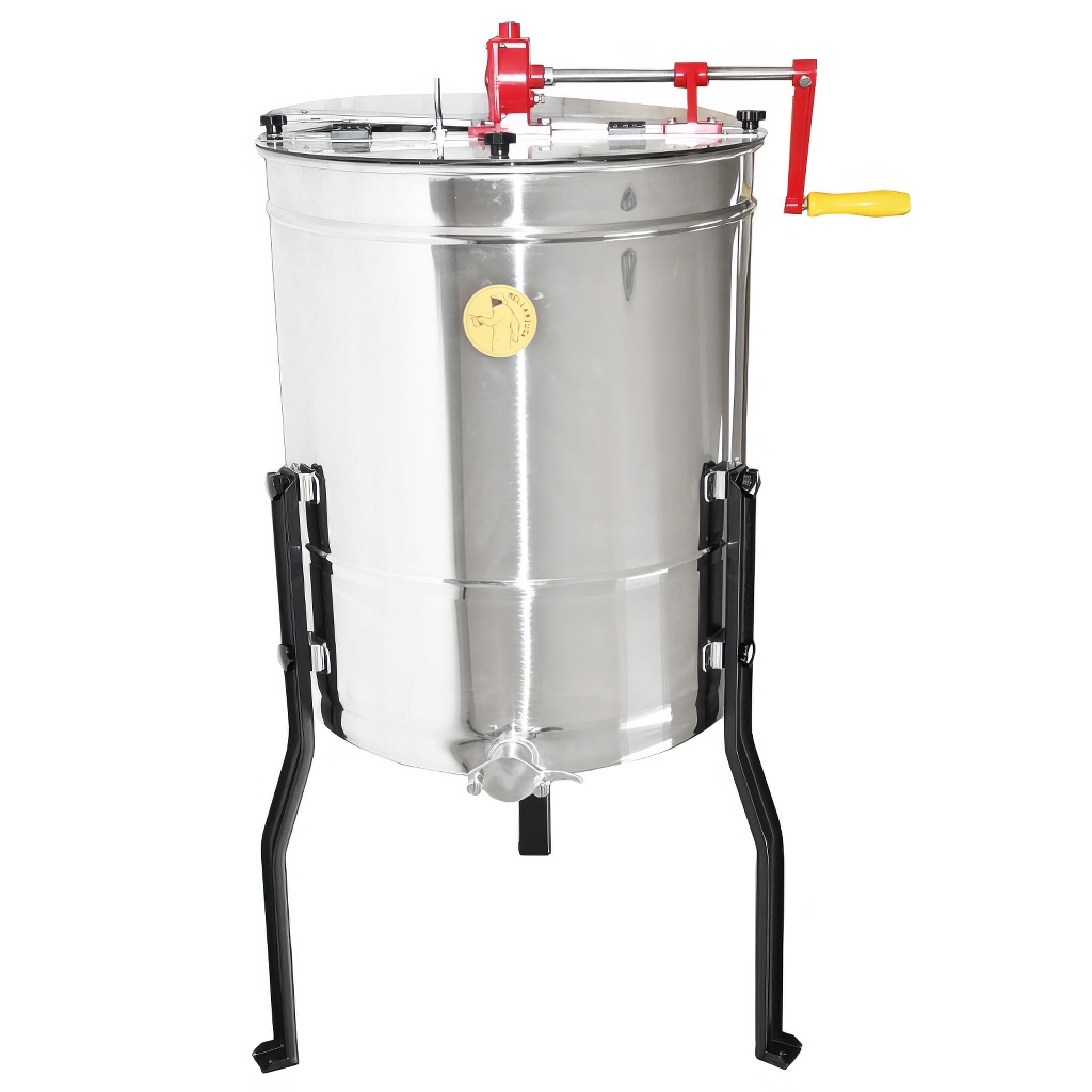 Extracteur de miel Mellarius MaxiLine 3 cadres manuel avec grande manivelle P52