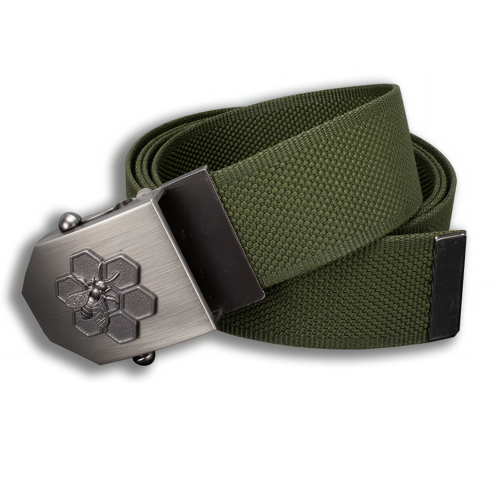 Ceinture textile kaki