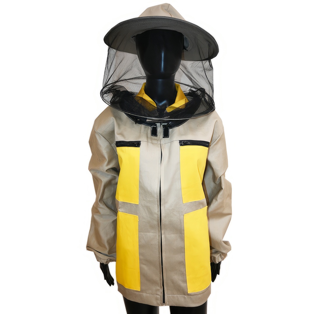 Blouson d'apiculteur beige, tailles : S-XXXL