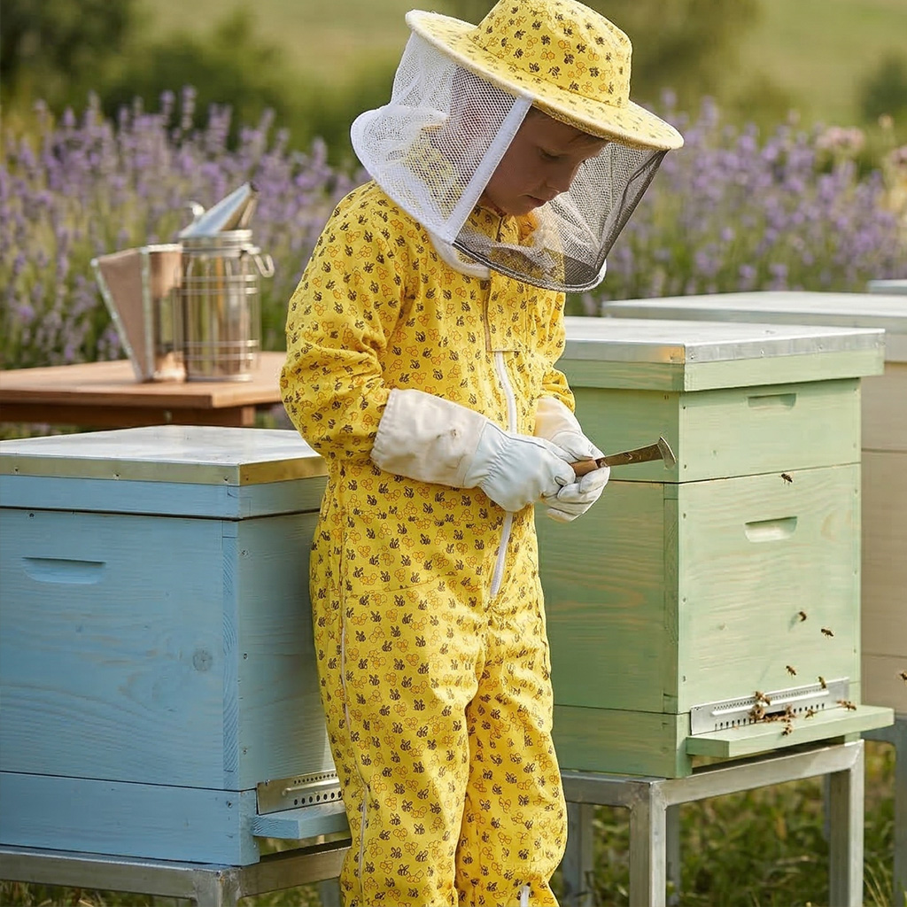 Combinaison d'apiculture pour enfant Elegant Bee taille : S-XL