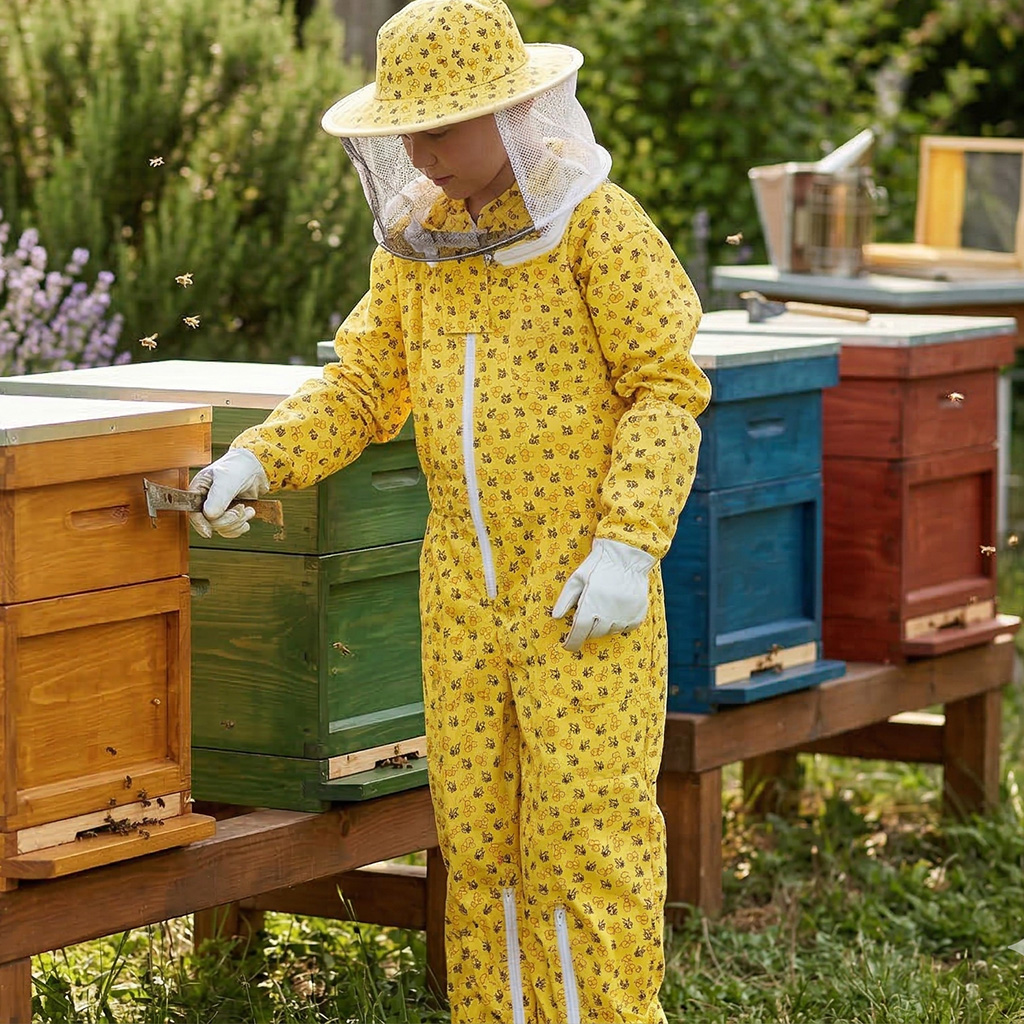 Combinaison d'apiculture pour enfant Elegant Bee taille : S-XL