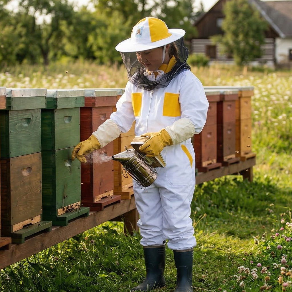Combinaison d'apiculture pour enfant, taille: 104-164