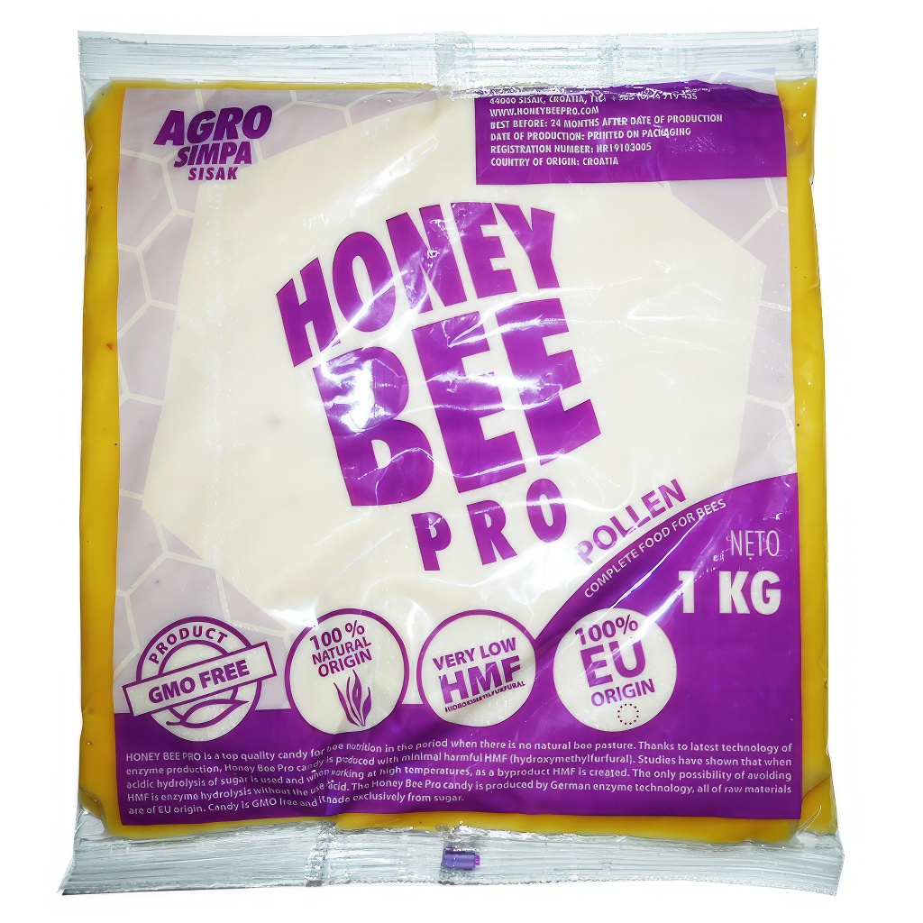 Pâte de sucre APIMANA PRO AVEC POLLEN - 1 kg