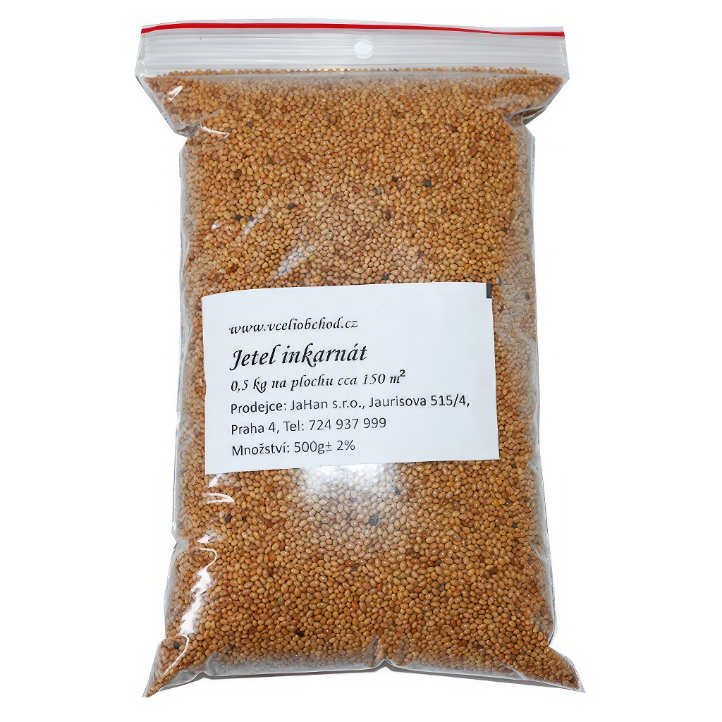 Trèfle incarnat (semences / pâturage apicole) - 0,5 kg