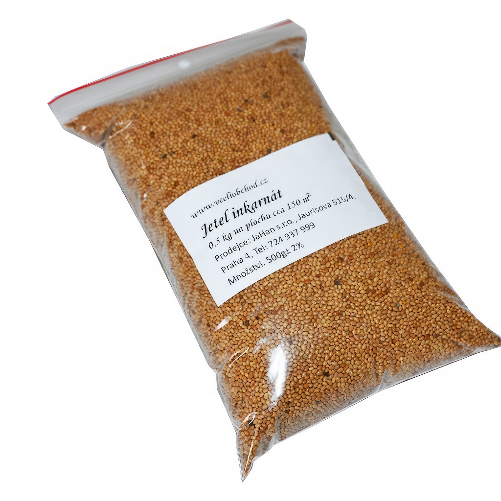 Trèfle incarnat (semences / pâturage apicole) - 0,5 kg