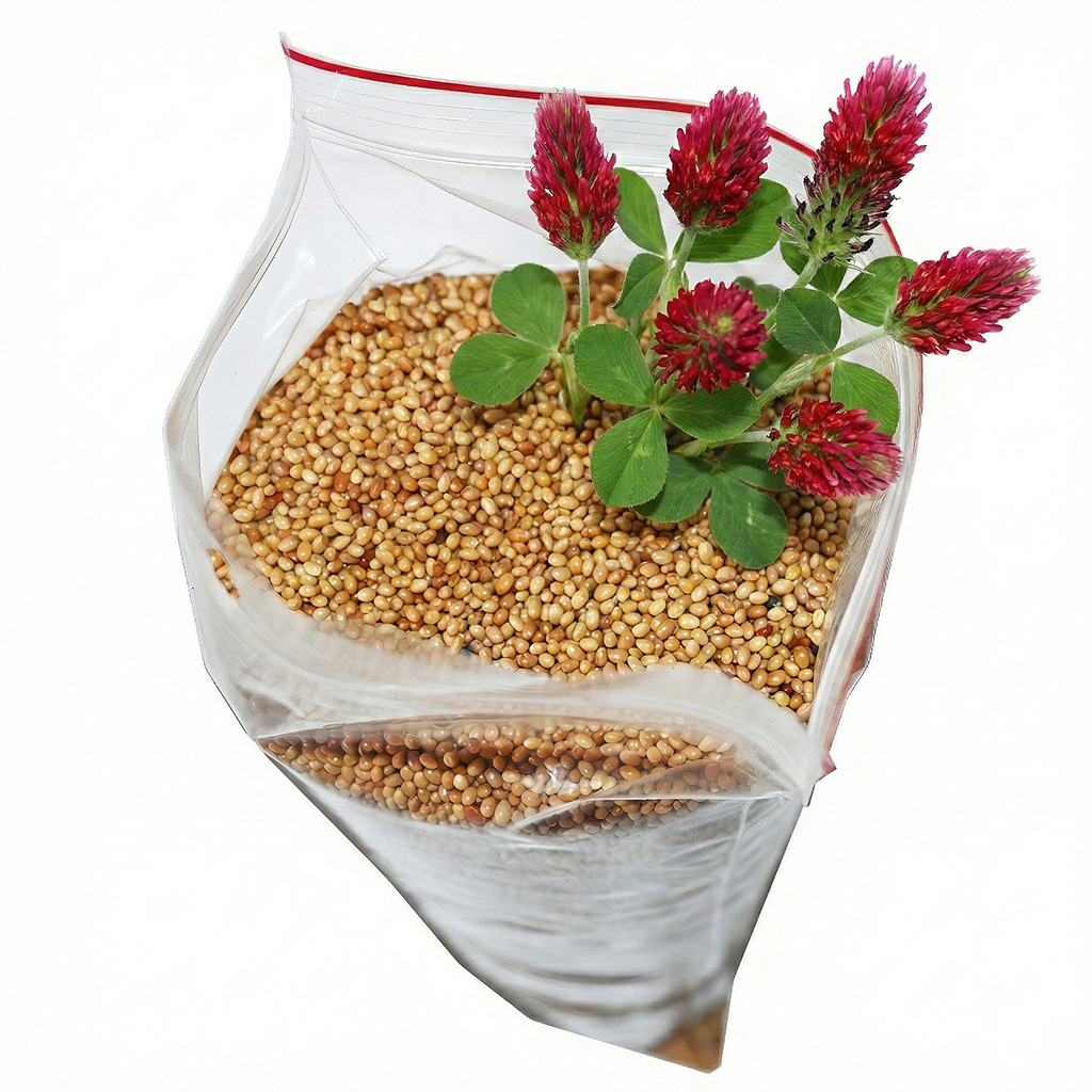 Trèfle incarnat (semences / pâturage apicole) - 0,5 kg