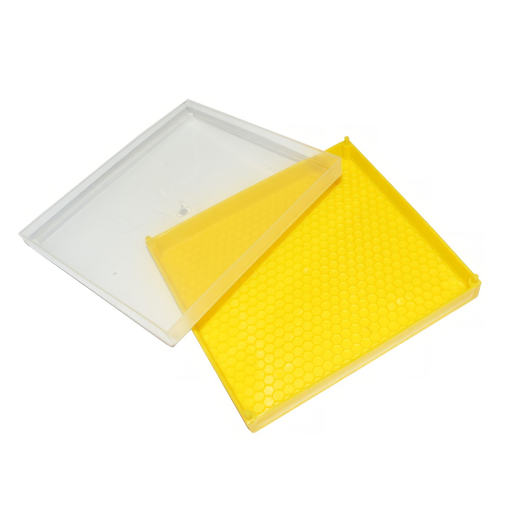Récipient avec couvercle pour rayon de miel