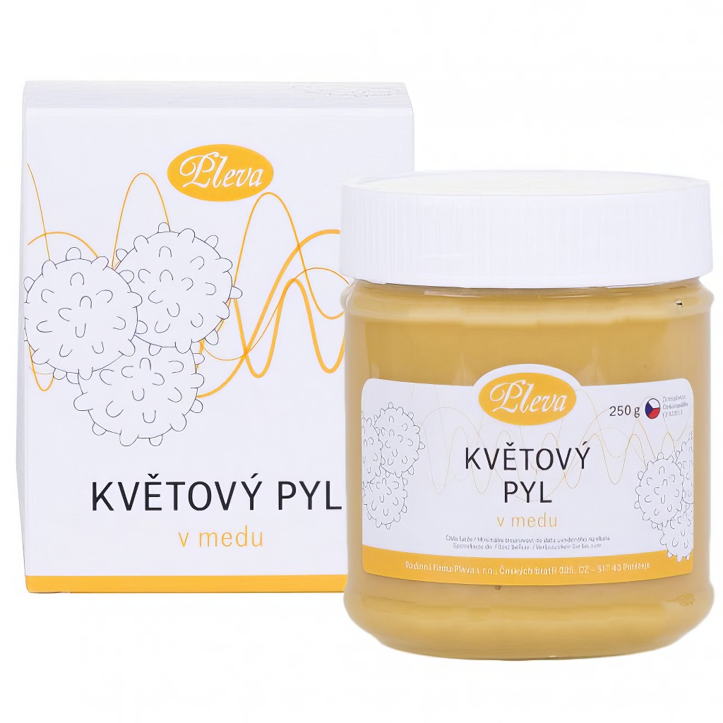 Pollen de fleurs dans le miel - 250g