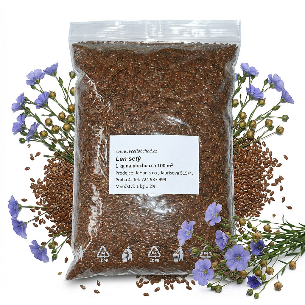 Lin cultivé (semences / pâturage apicole) - 0,5 kg