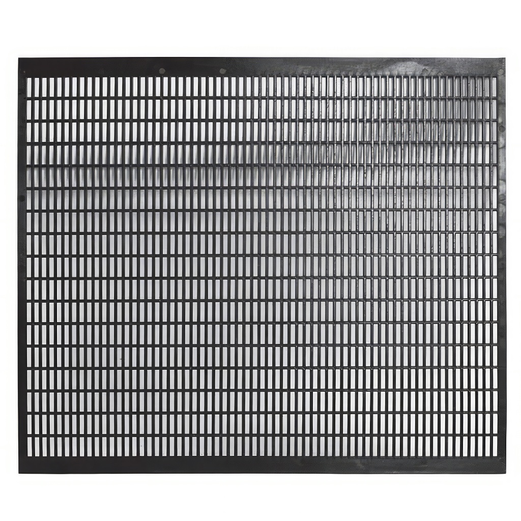 Grille à reine 417 x 510 - plastique moulé noir Langstroth