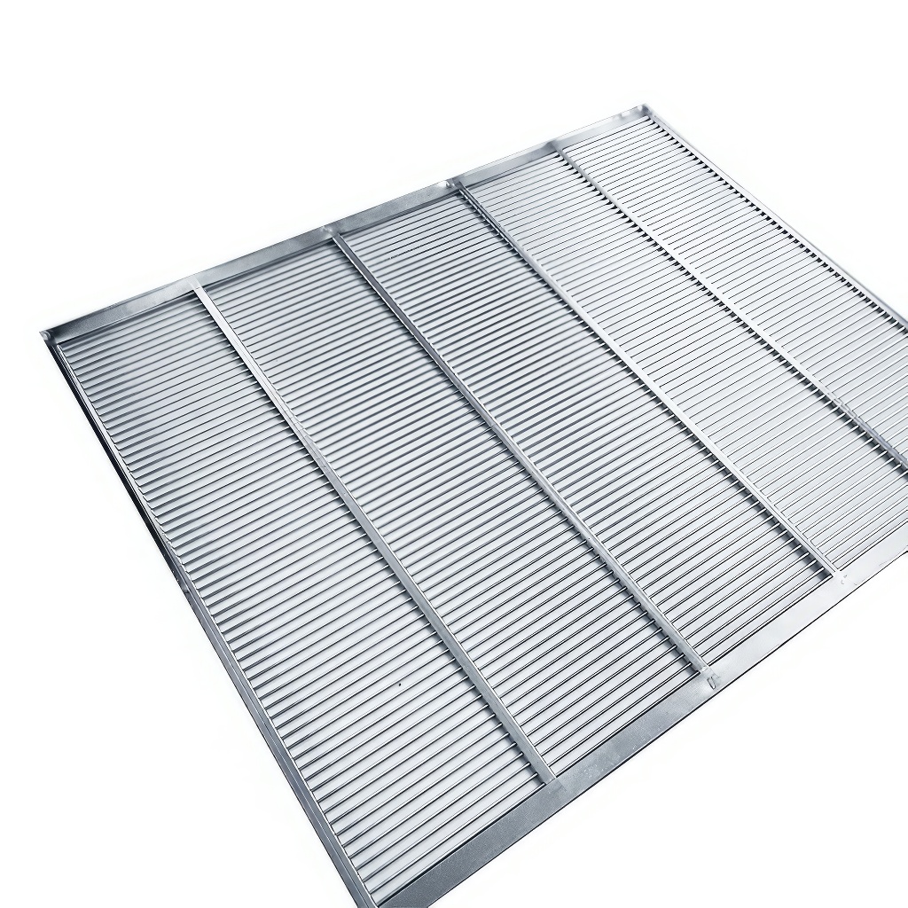 Grille à reine en acier inoxydable 384x473 mm DE