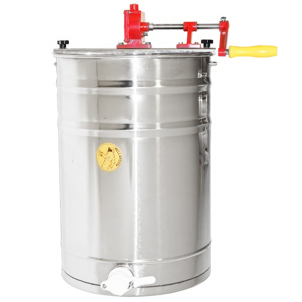 Extracteur de miel Mellarius OptiLine 3 cadres manuel avec grande manivelle P40