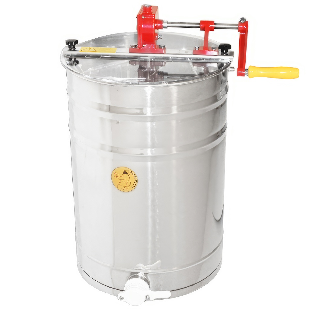 Extracteur de miel Mellarius OptiLine 3 cadres manuel avec grande manivelle P40