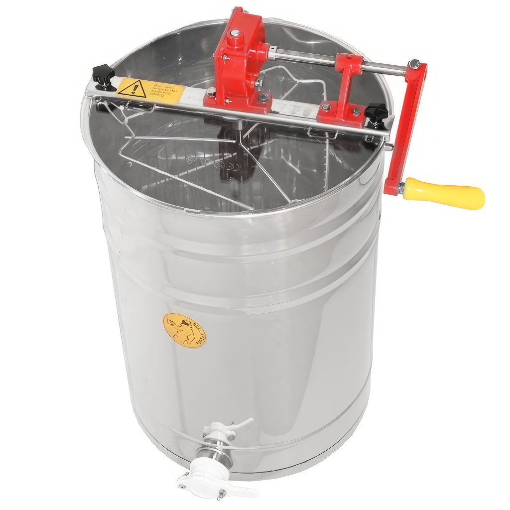 Extracteur de miel Mellarius OptiLine 3 cadres manuel avec grande manivelle P40