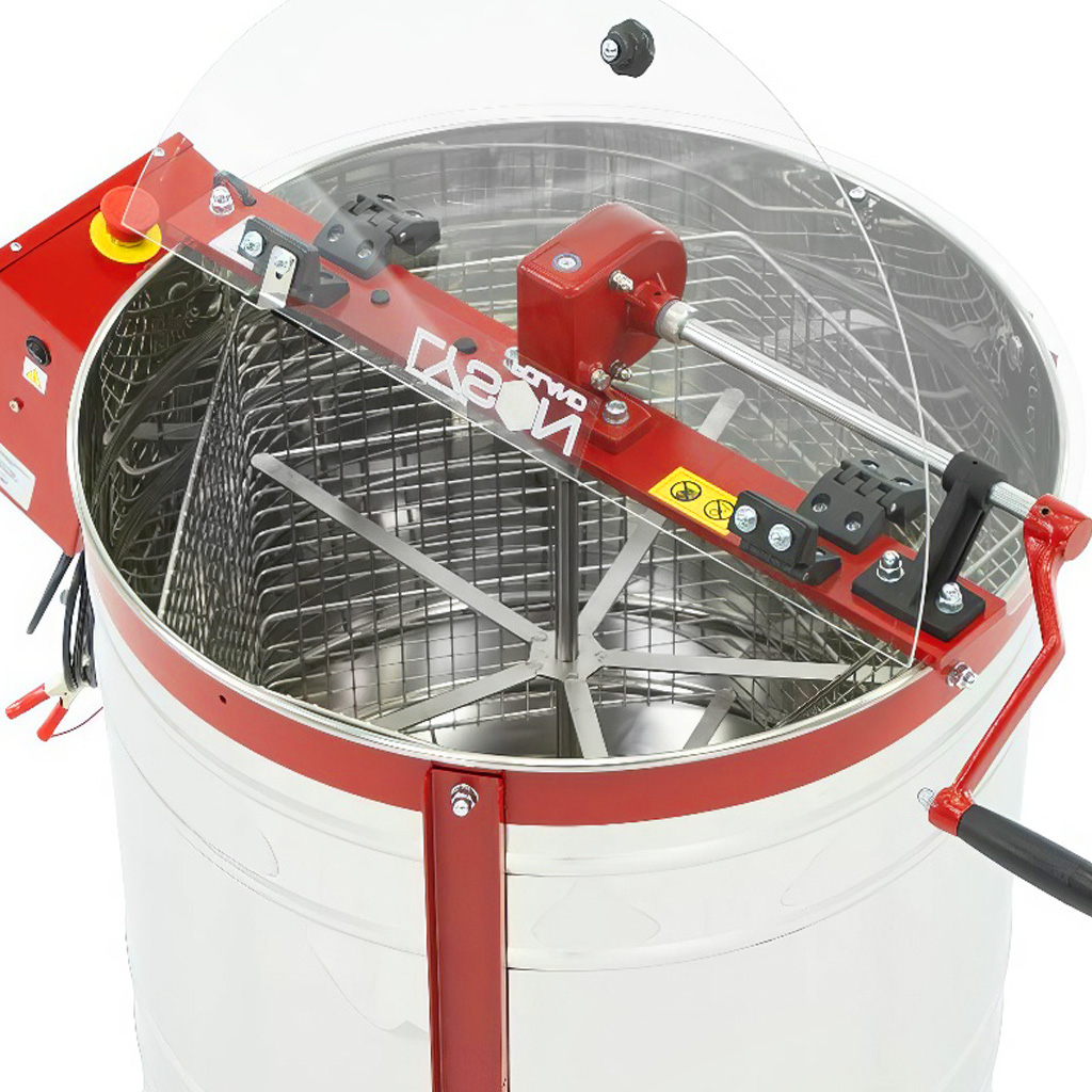 Extracteur de miel Lysoň Clasic 5 cadres, manuel à manivelle + électrique 12/230V P60