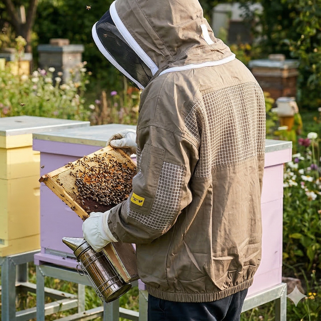 Vareuse d'apiculteur avec ventilation partielle Elegant Bee taille : S-XXXXL