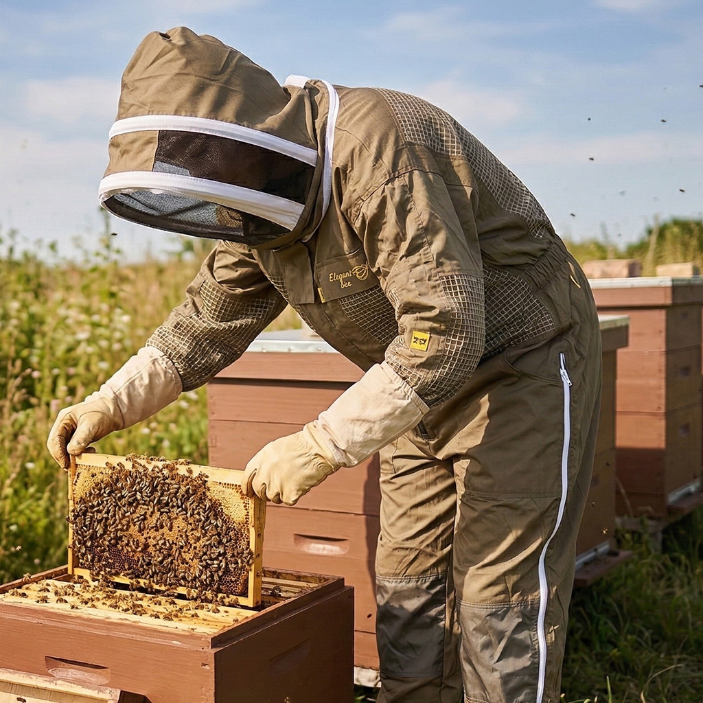 Combinaison d'apiculture avec ventilation partielle Elegant Bee taille : S-XXXXL