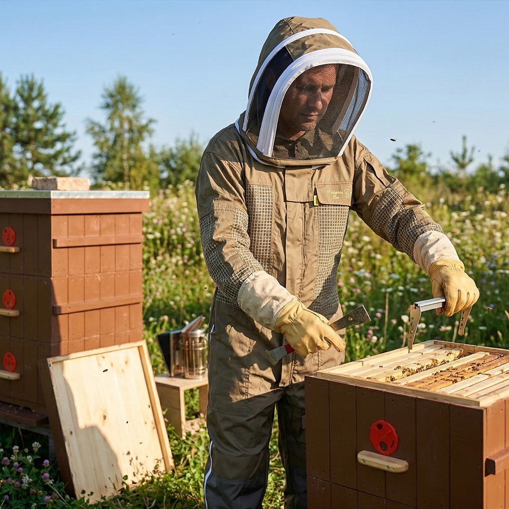 Combinaison d'apiculture avec ventilation partielle Elegant Bee taille : S-XXXXL