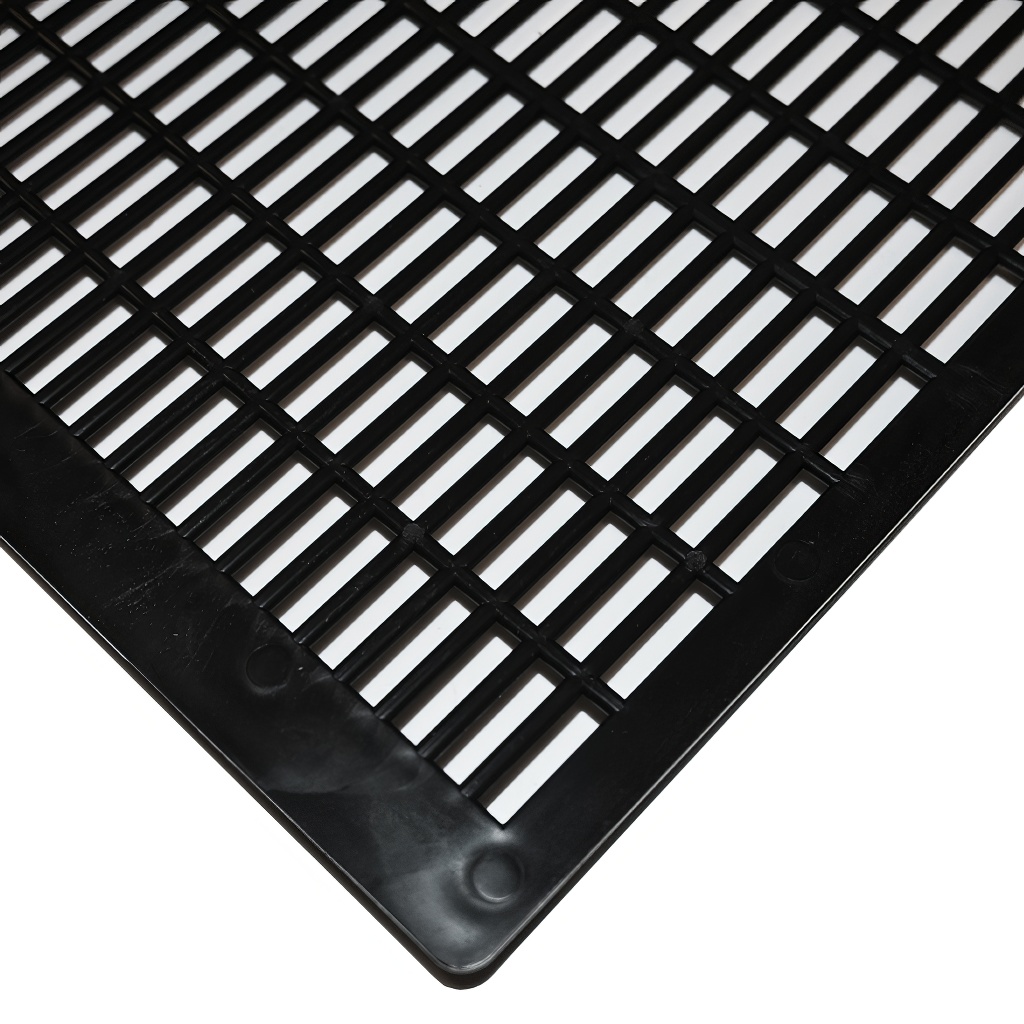 Grille à reine 417 x 417 - plastique moulé noir - PROMOTION