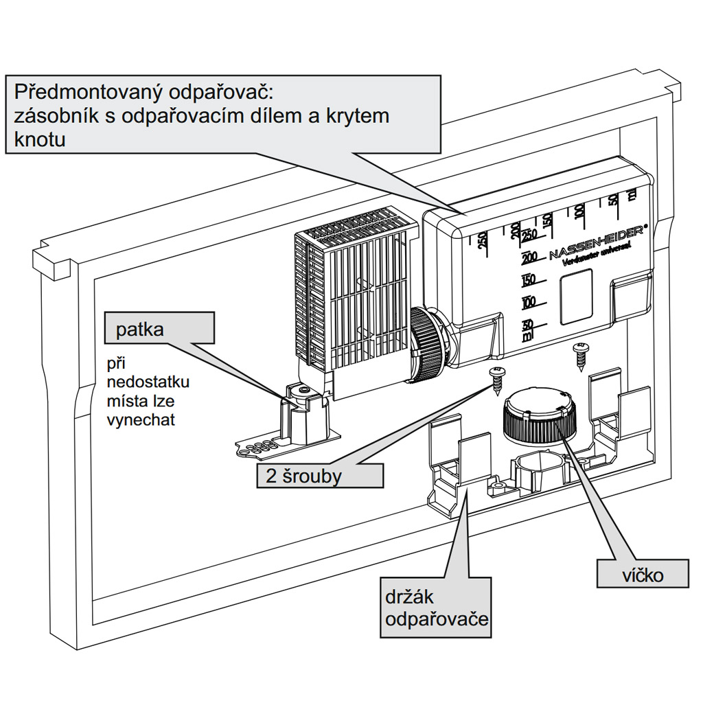 Évaporateur de substances volatiles - original Nassenheider II