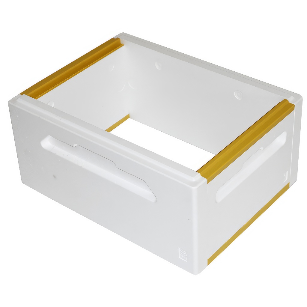 Hausse en polystyrène 8 cadres 1/1 Langstroth - 232 mm