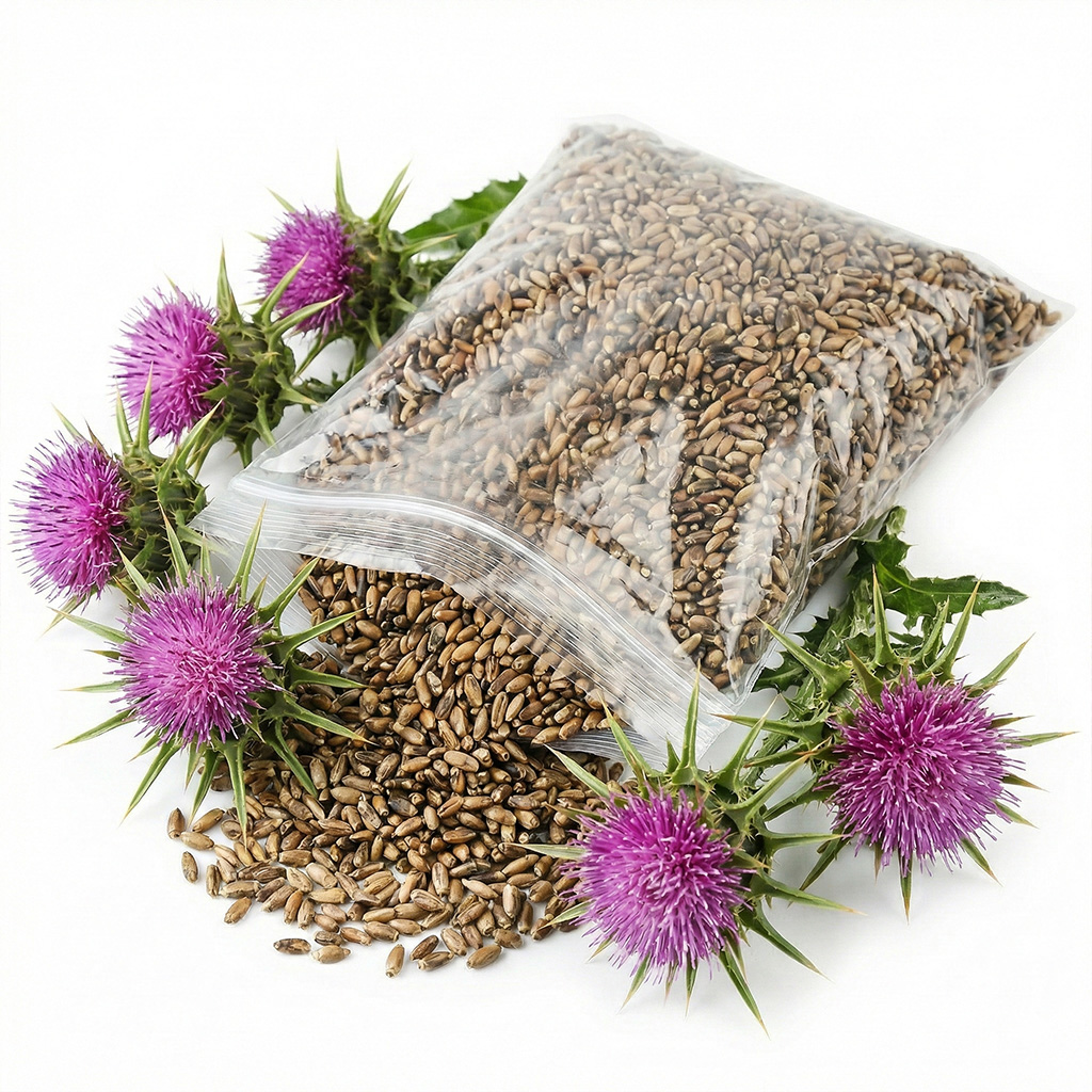 Chardon-Marie (semences / pâturage apicole) - 0,5 kg