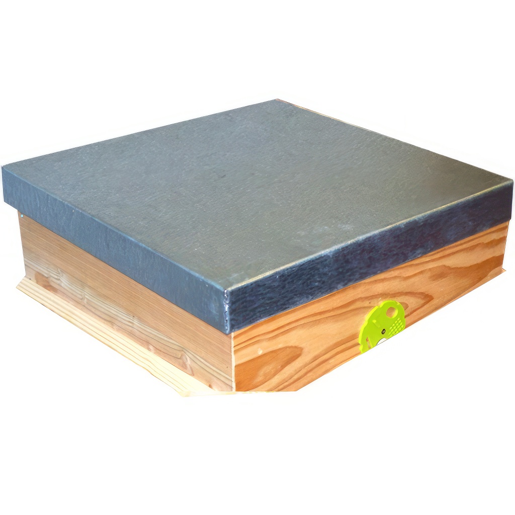 Toit en tôle 465x465x50 mm - ruche tout bois