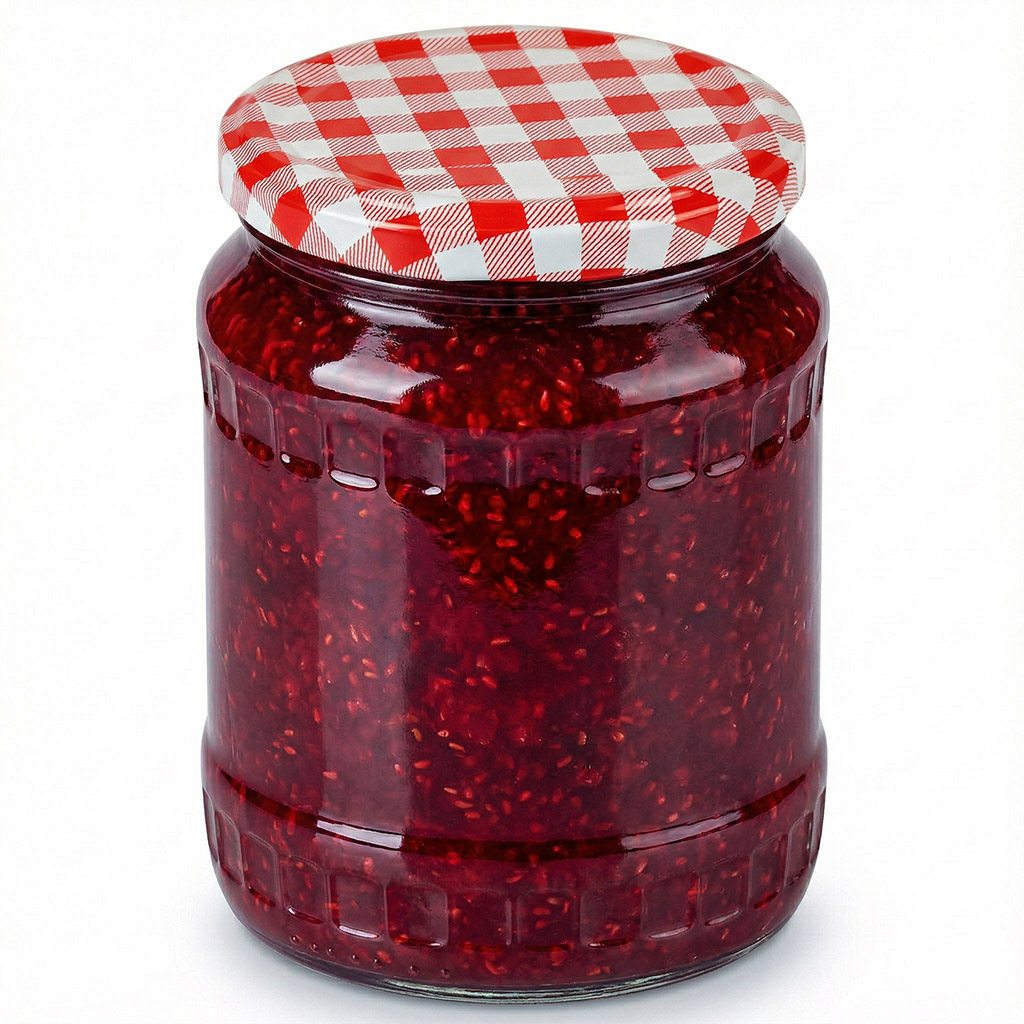 Couvercle pour bocal TO 82 - Carreaux rouges