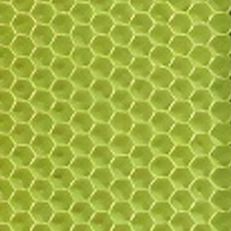 Feuilles de cire gaufrée en cire d'abeille - incassables - 37x21,5 - Vert clair