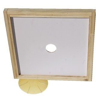 Chasse-abeilles Dadant Blatt 12 R dans un cadre en bois