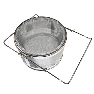 Passoire haute (tamis) double paroi 25 cm avec poignées