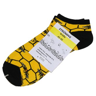 Chaussettes Bieno Design - basses - nid d'abeilles