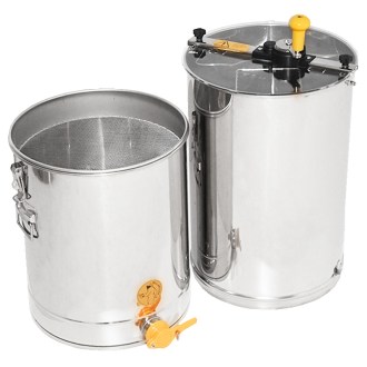 Extracteur de miel avec cuve Mellarius MiniLine 2 cadres manuel P40
